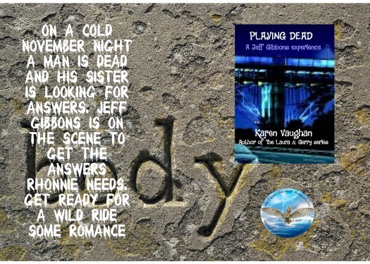 Karen playing dead blurb 3-12-vmd