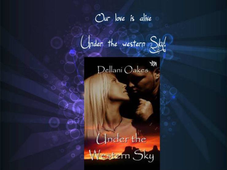 Under the western sky banner by Karen