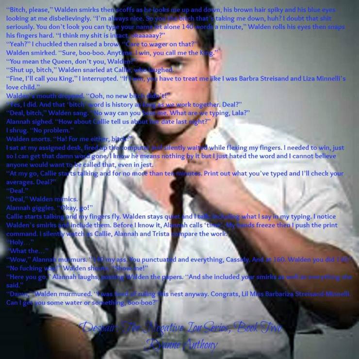 Ryanne despair with man